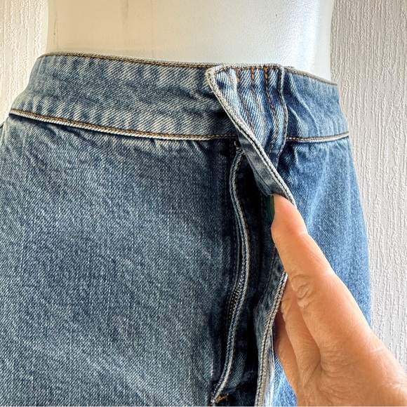 Stella McCartney A Line Denim Midi Skirt - Picture 10 of 12